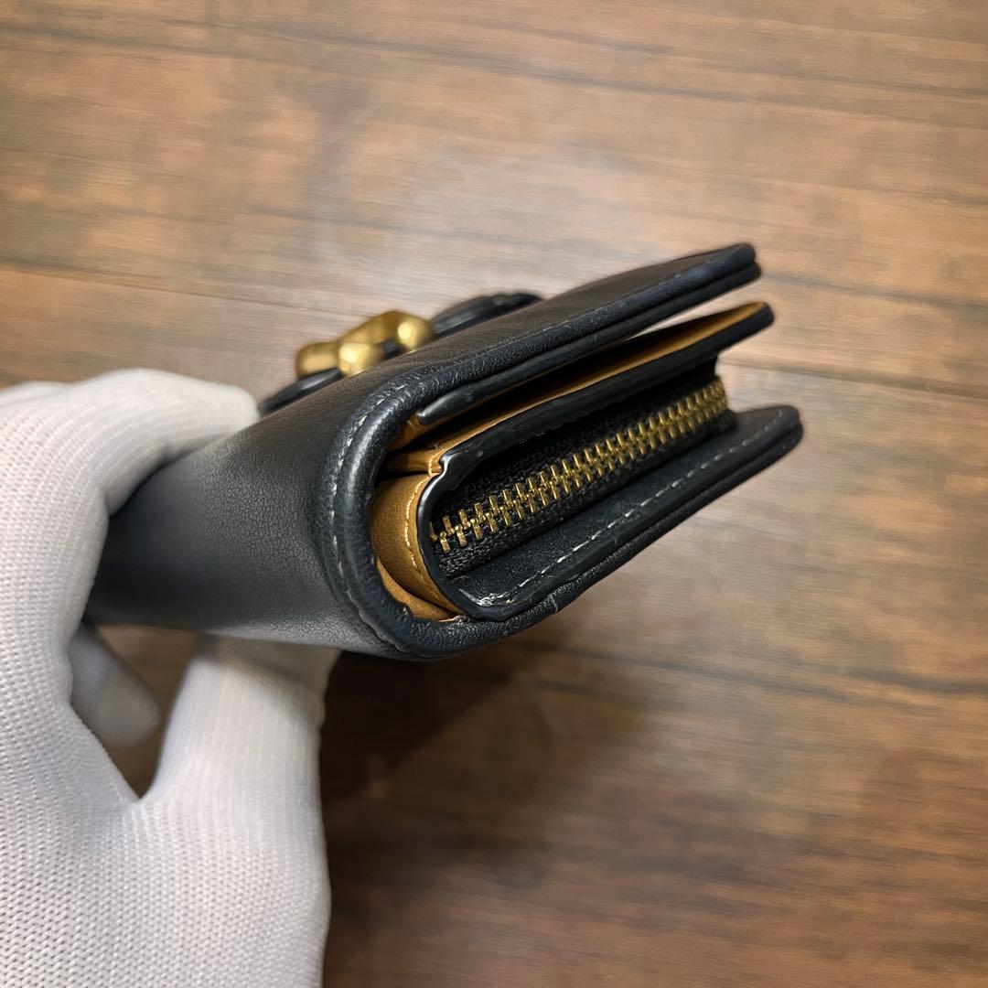 t149【美品】コーチ タビー ミディアム ウォレット 2つ折り 財布 入手困難