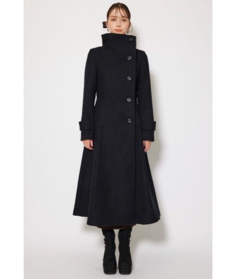 rienda / 25オーバーネックシンデレララインコート