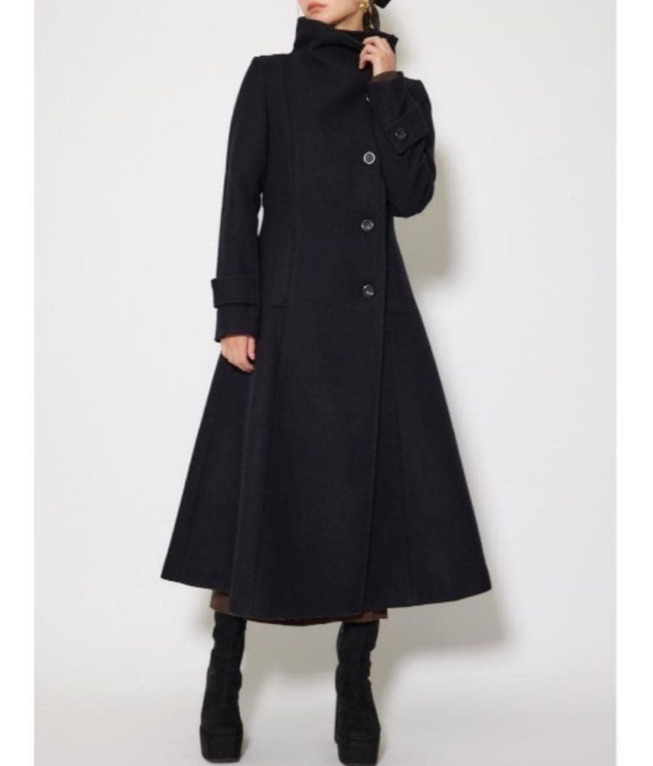 rienda / 25オーバーネックシンデレララインコート