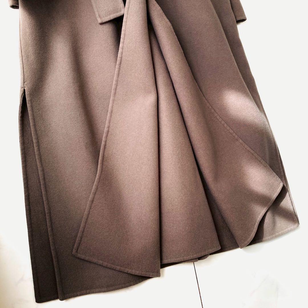 ヴェルメイユパーイエナ　リバーコート　ベルト　マキシ丈　オーバーサイズ　38