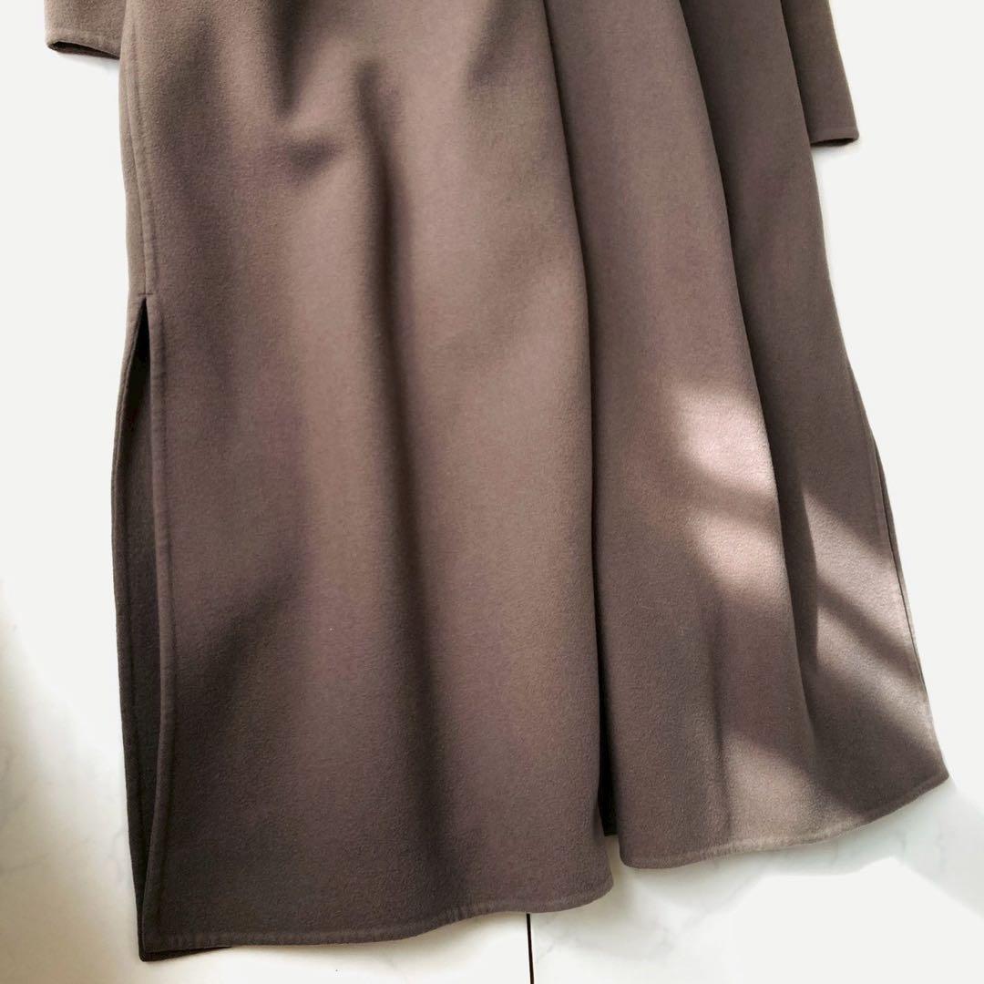 ヴェルメイユパーイエナ　リバーコート　ベルト　マキシ丈　オーバーサイズ　38