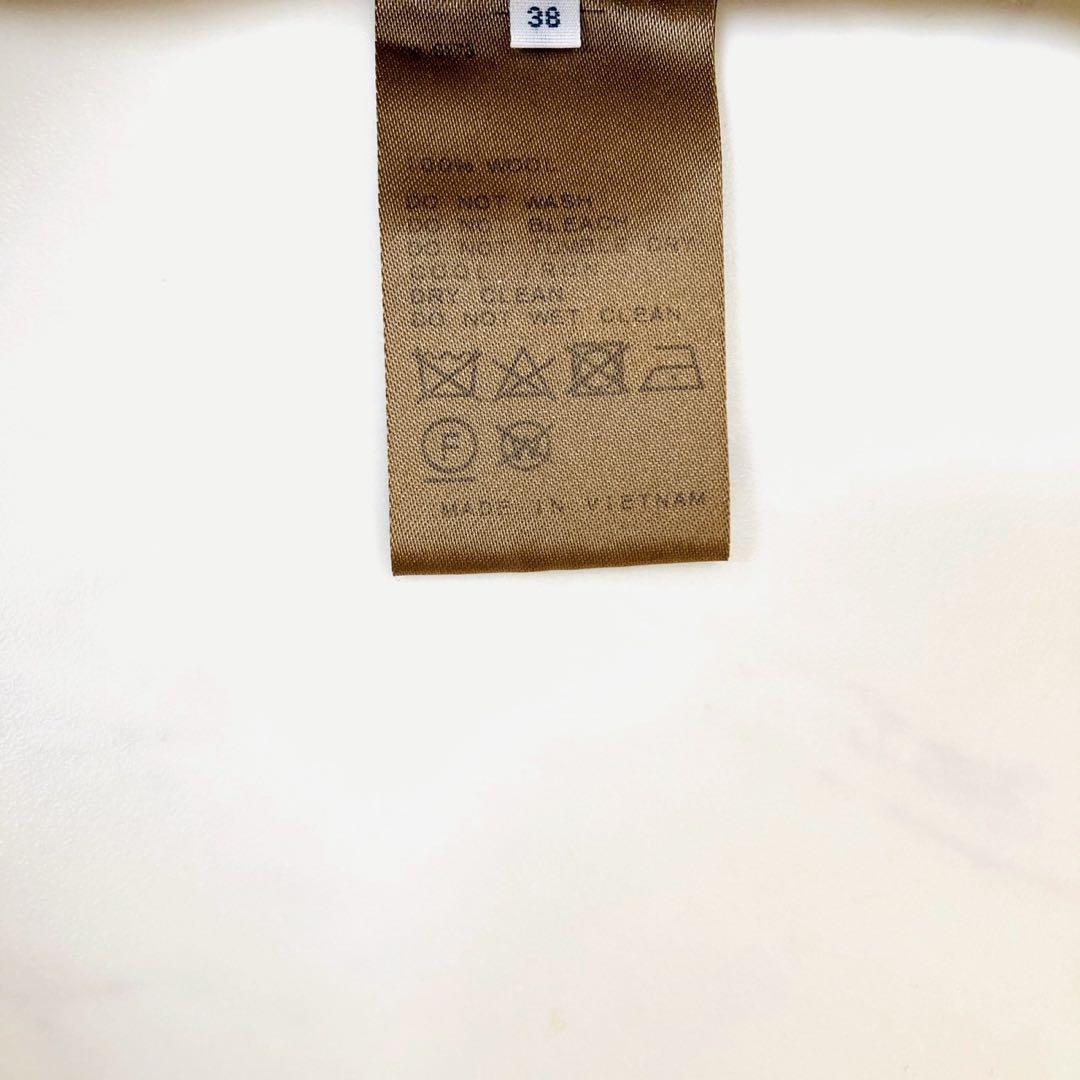 ヴェルメイユパーイエナ　リバーコート　ベルト　マキシ丈　オーバーサイズ　38