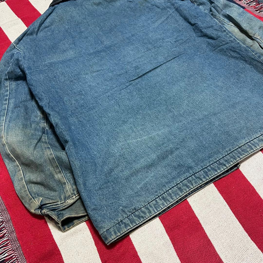 USA製 80s BIGBEN ビックベン デニムカバーオール ブランケット付き