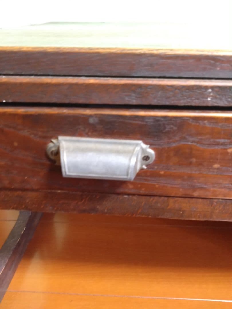 送料込　文机 古家具 書斎机 昭和レトロ　アンティーク家具　机　レトロ　大正時代