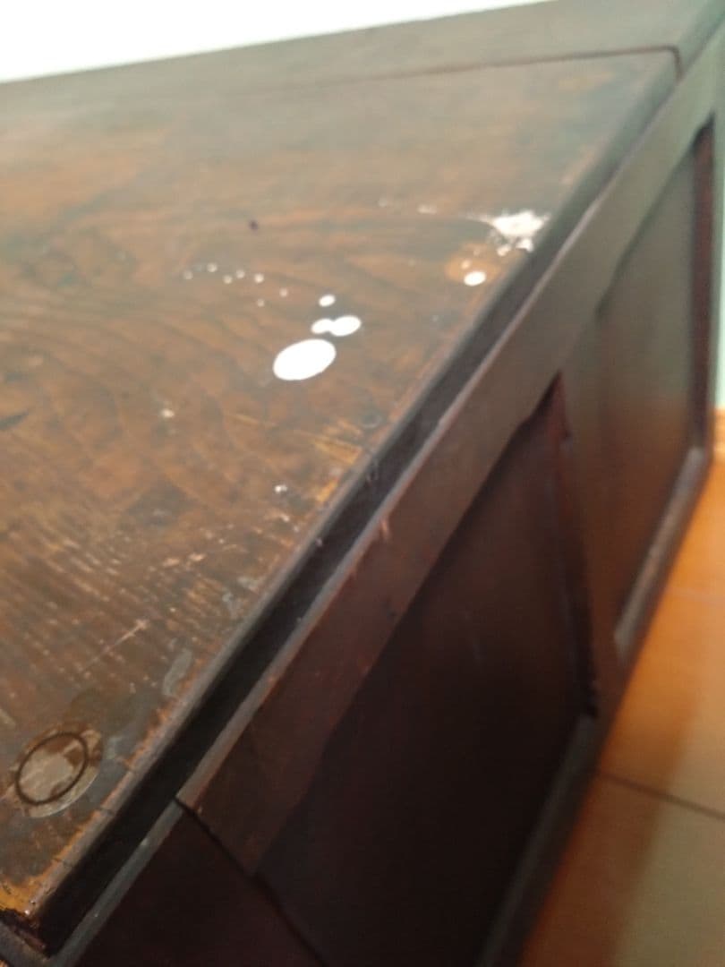 送料込　文机 古家具 書斎机 昭和レトロ　アンティーク家具　机　レトロ　大正時代