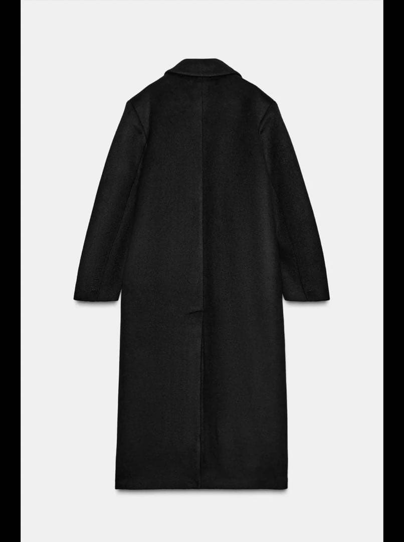 ウール混紡エクストラロングコート L