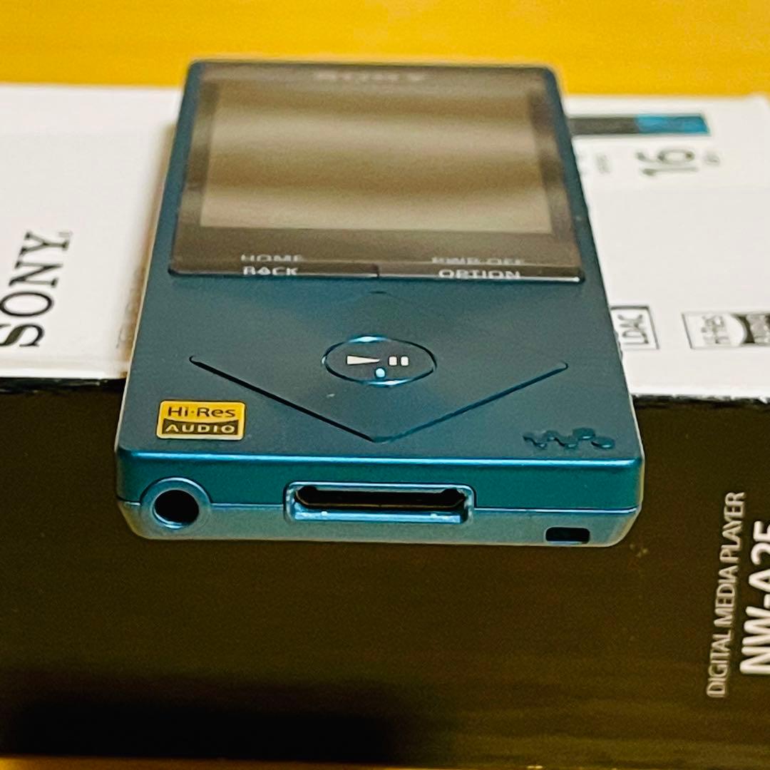 【美品】SONY NW-A25 16GB シリコンカバー・ノイキャンイヤホン付き