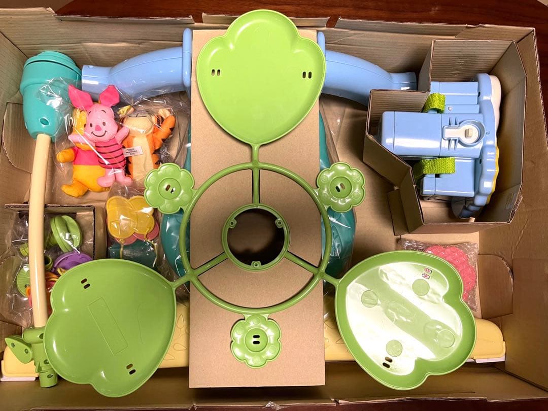 えらべる回転6wayジムにへんしんメリー くまのプーさん 【半分未使用】