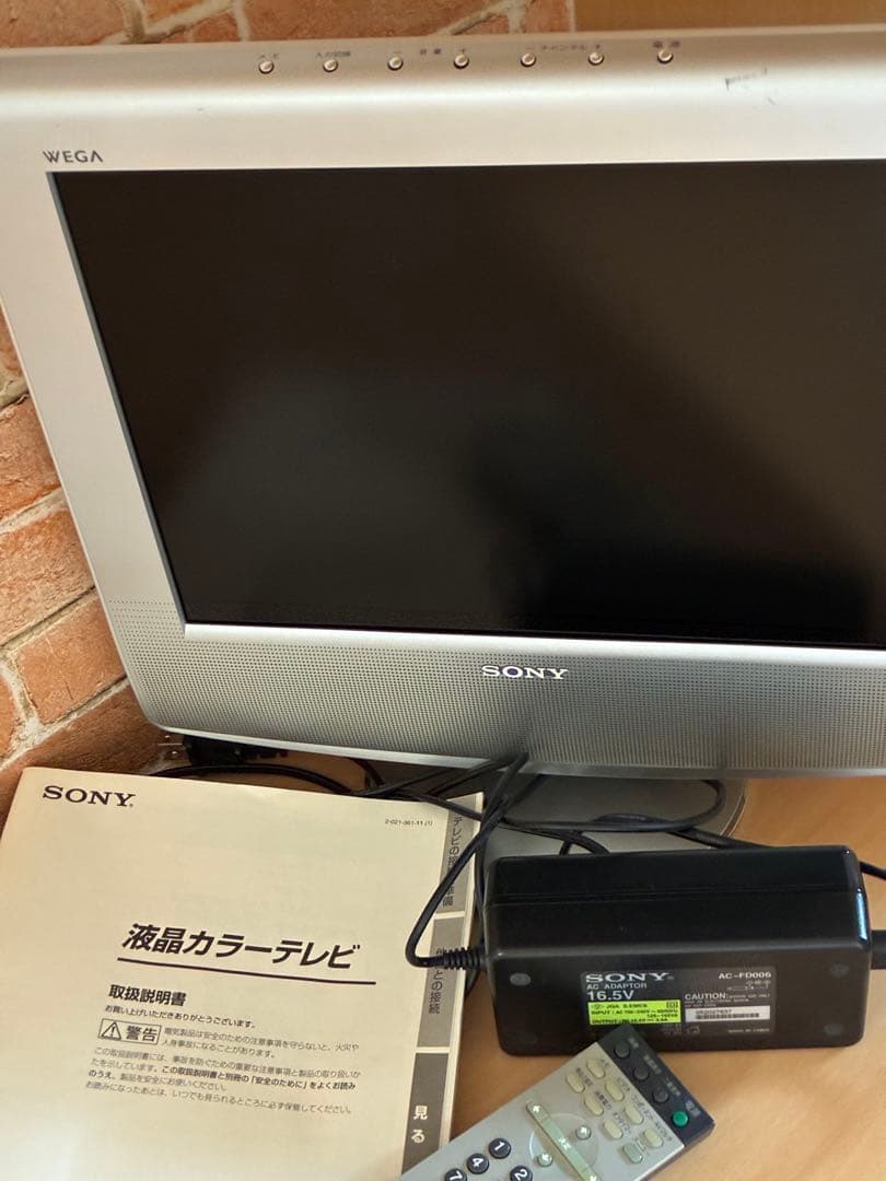 SONY 液晶カラーテレビWEGA 動作確認済み