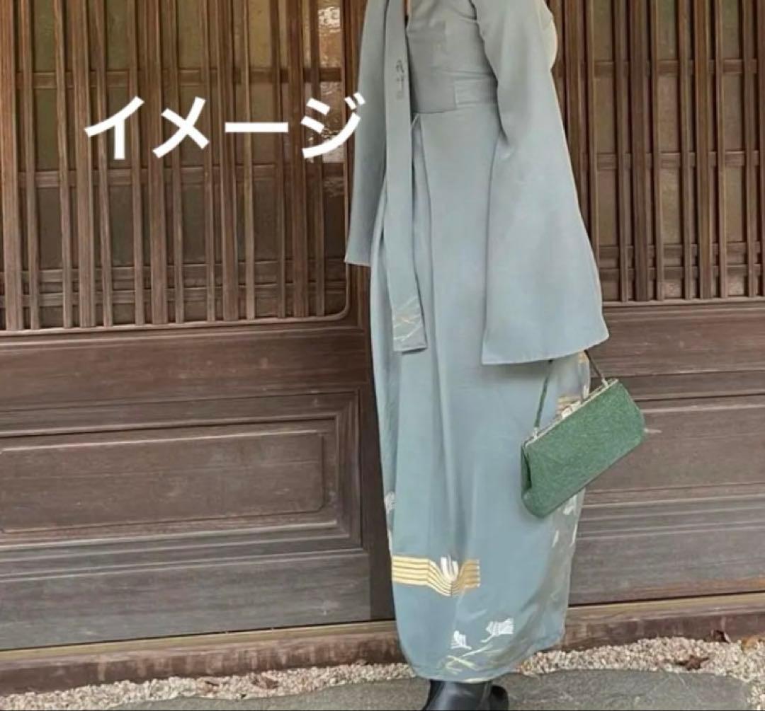 【着物リメイク】フォーマル バックリボン　ワンピースドレス