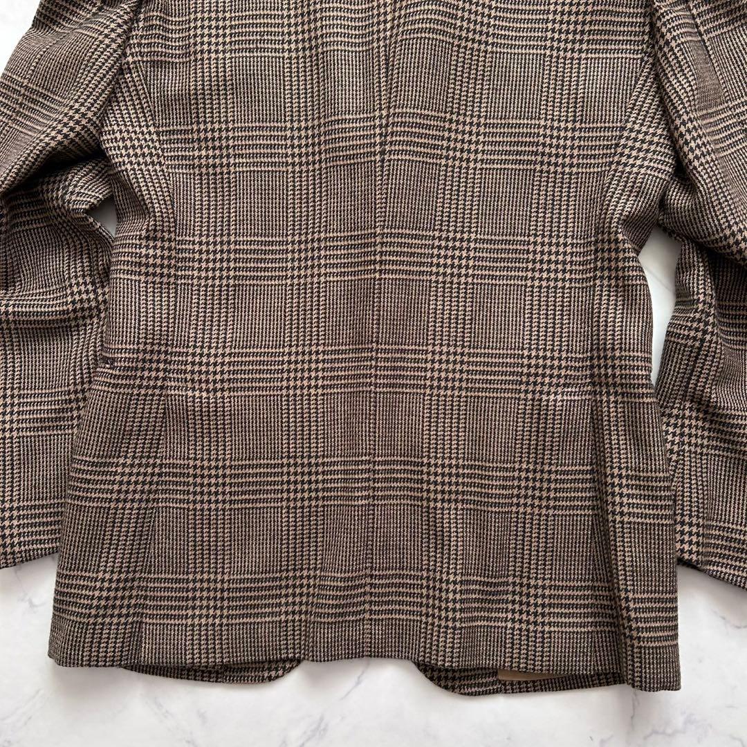 LARDINI ラルディーニ ロロピアーナ チェックテーラードジャケット 46