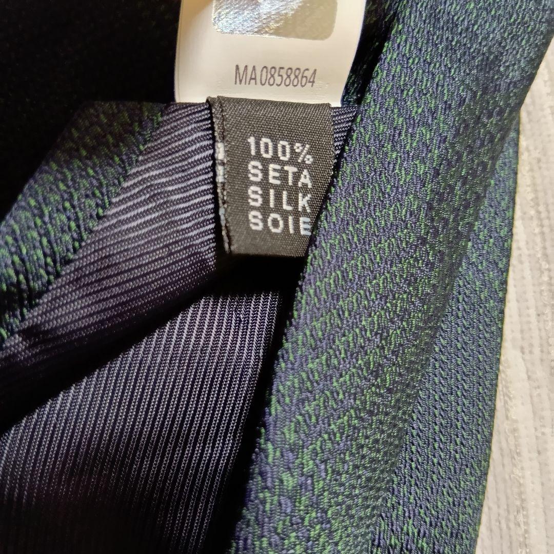 【新品タグ付き】ルイジボレッリ イタリア製 ナポリ ネクタイ グリーン シルク