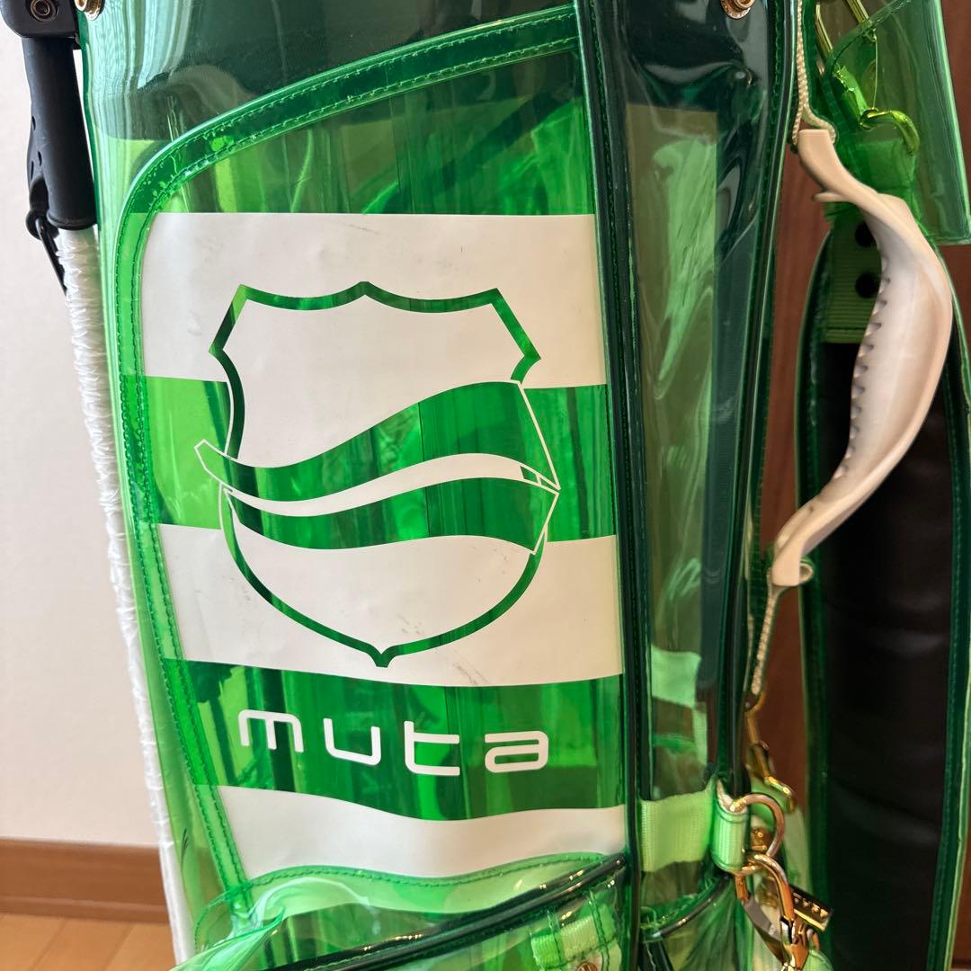 muta キャディバッグ 透明・緑