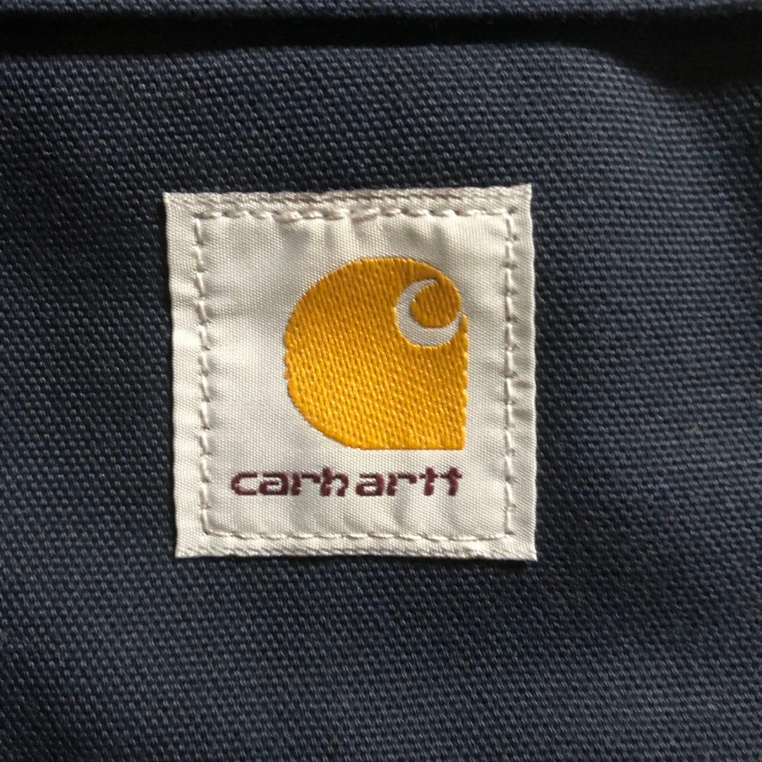 944 メキシコ製カーハートトラディショナルコートダック地企業刺繍USA古着