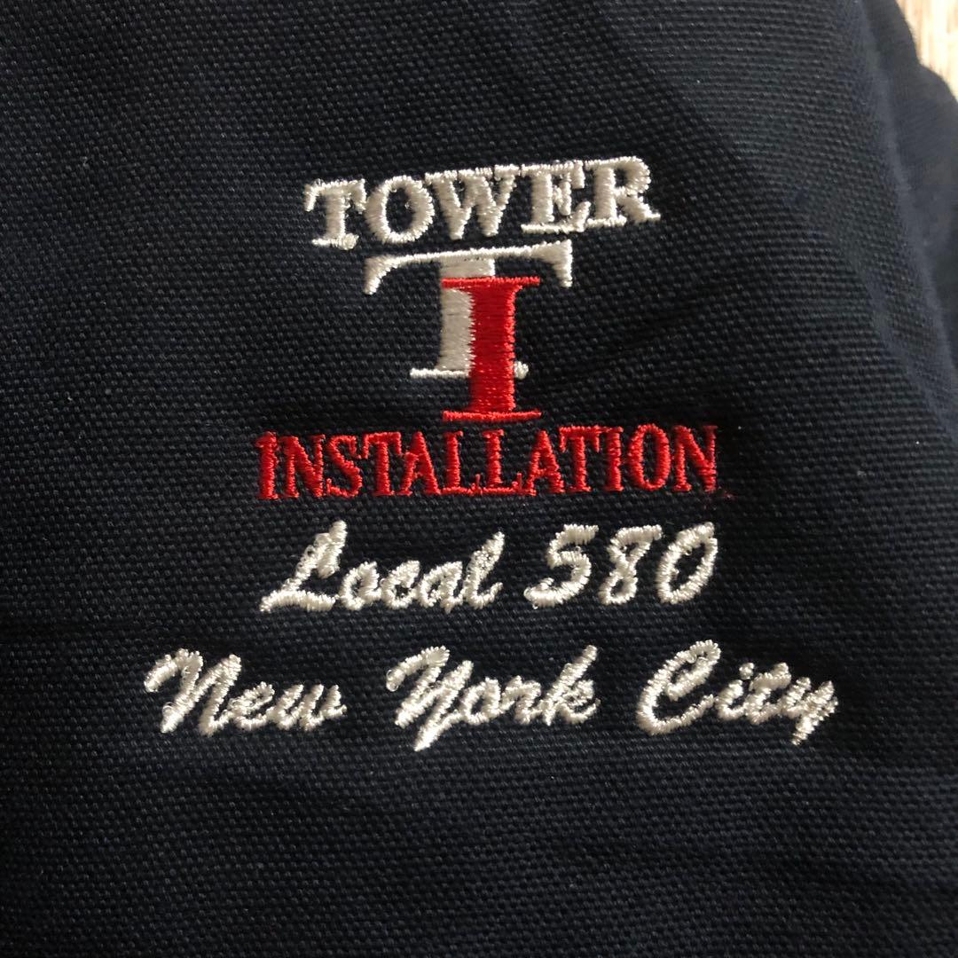 944 メキシコ製カーハートトラディショナルコートダック地企業刺繍USA古着