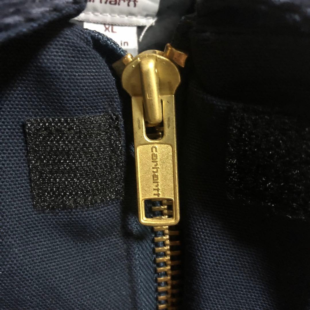 944 メキシコ製カーハートトラディショナルコートダック地企業刺繍USA古着