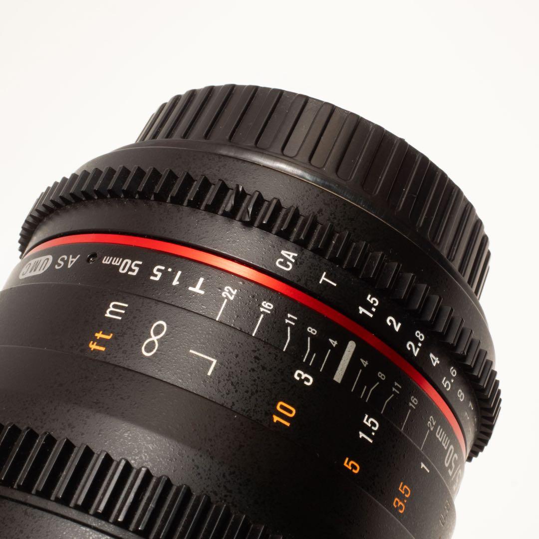 ROKINON 50mm f/1.5 単焦点 シネレンズ EFマウント