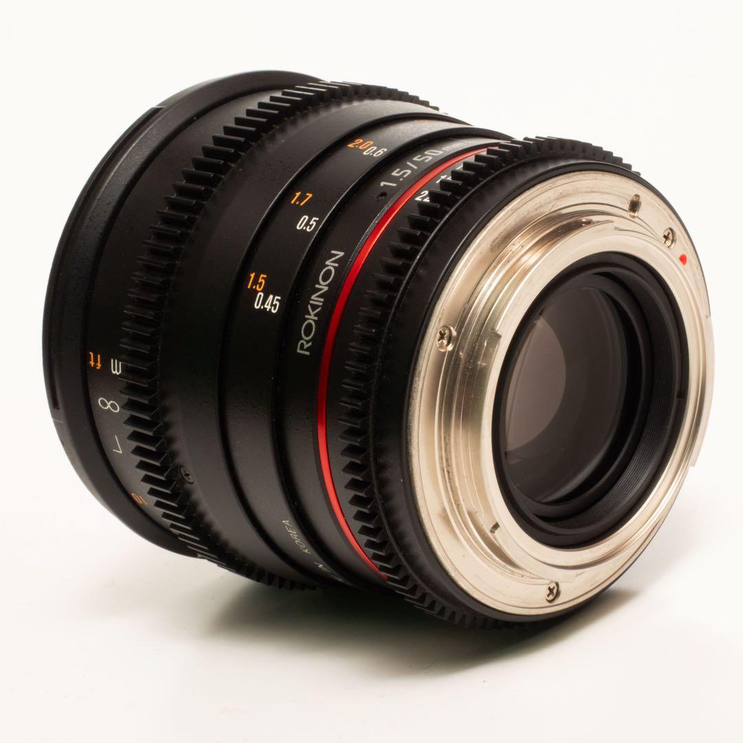 ROKINON 50mm f/1.5 単焦点 シネレンズ EFマウント