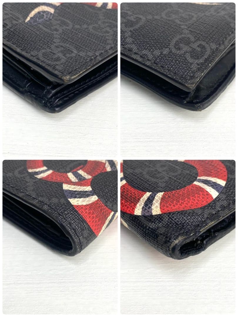 GUCCI 二つ折り アニマリエ スネーク 小銭入れ