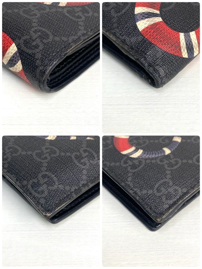 GUCCI 二つ折り アニマリエ スネーク 小銭入れ