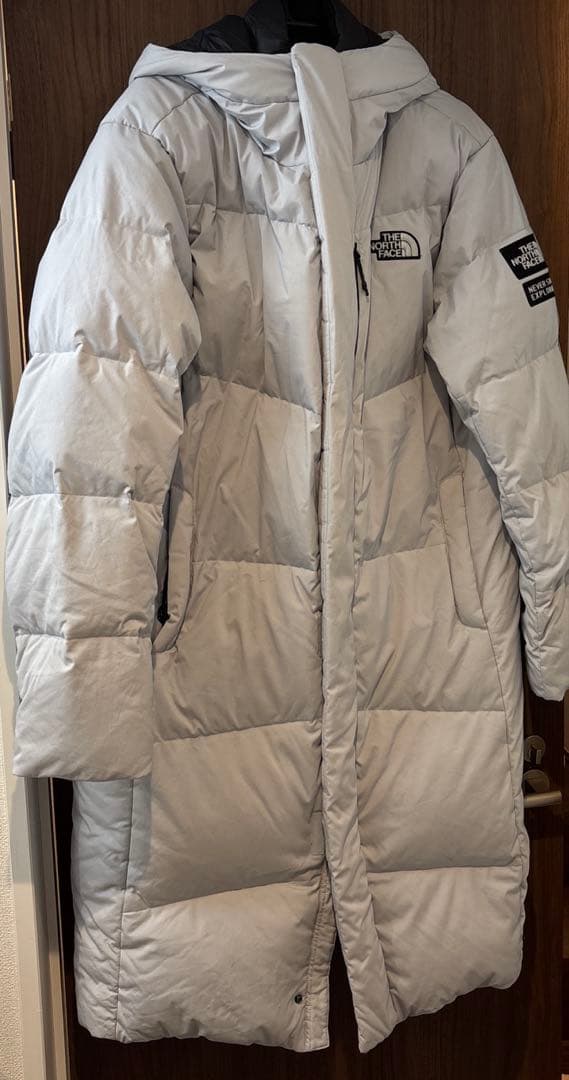 ノースフェイス ロングコート パールグレイ レディース 2XL