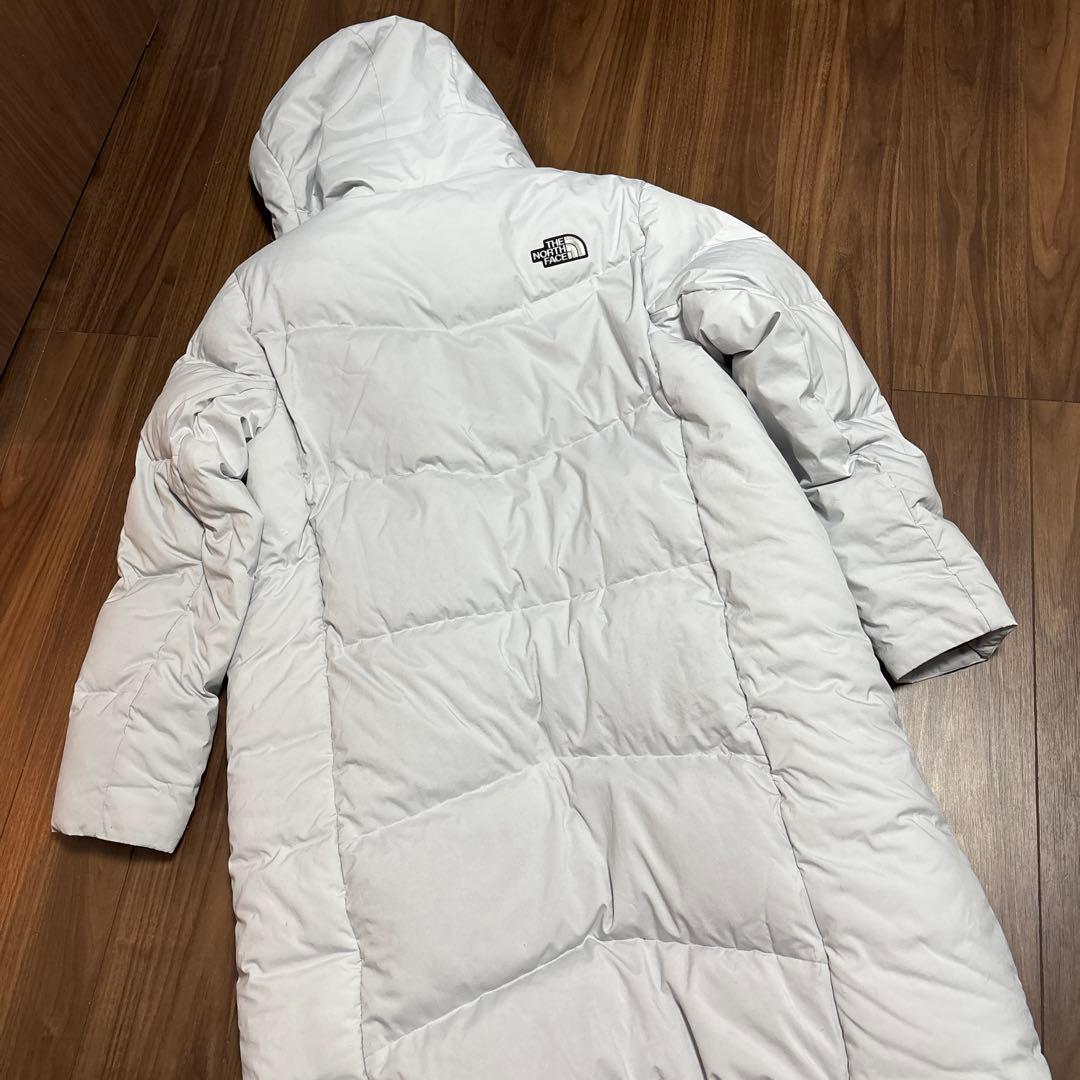 ノースフェイス ロングコート パールグレイ レディース 2XL