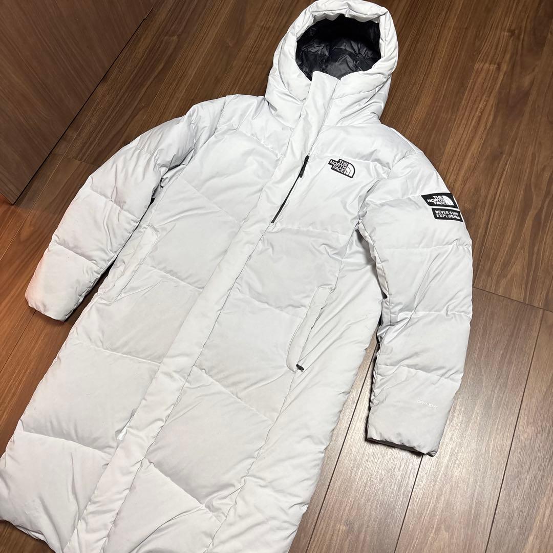 ノースフェイス ロングコート パールグレイ レディース 2XL