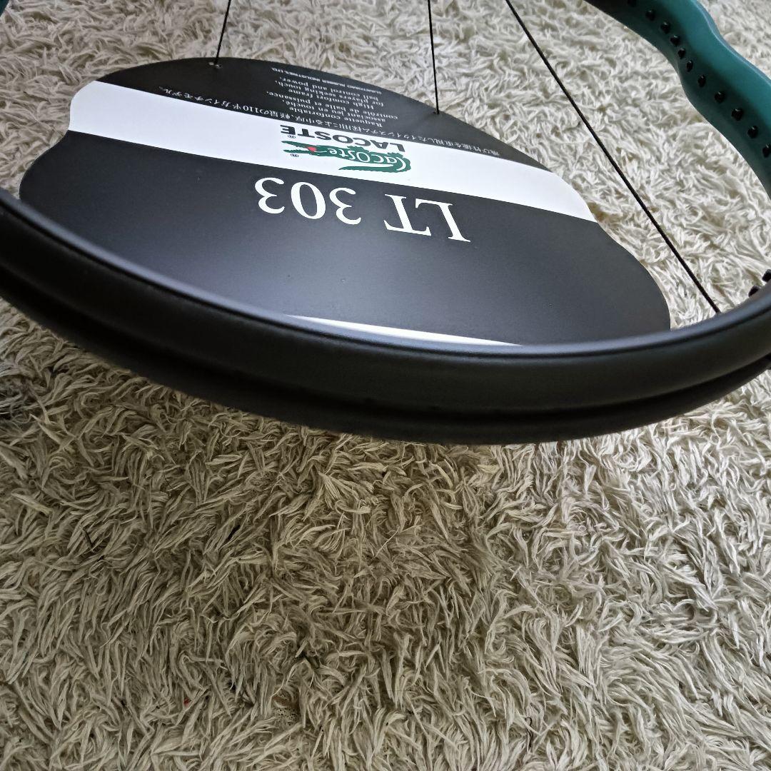 未使用　希少　ラコステ　テニスラケット　LT 303 瓢箪型　硬式　ケース付