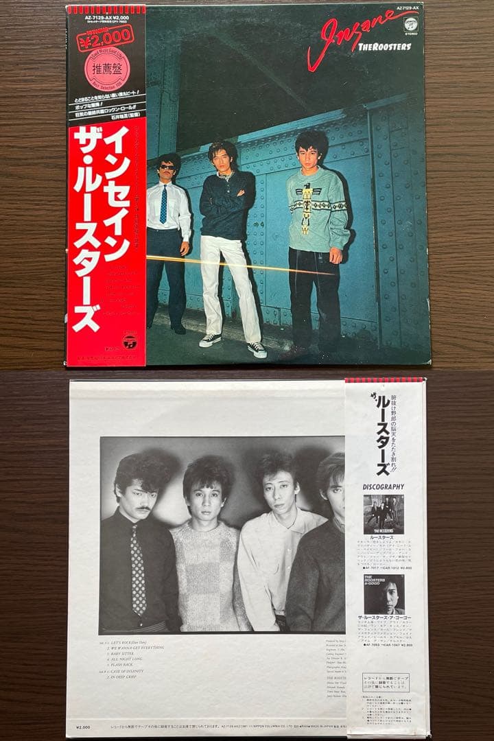 ルースターズ/ アルバム7枚＋12インチ4枚セット
