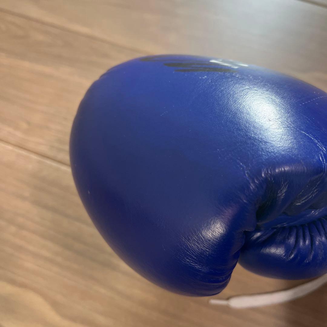 角田信朗　実使用サイン入りK1キックボクシンググローブ