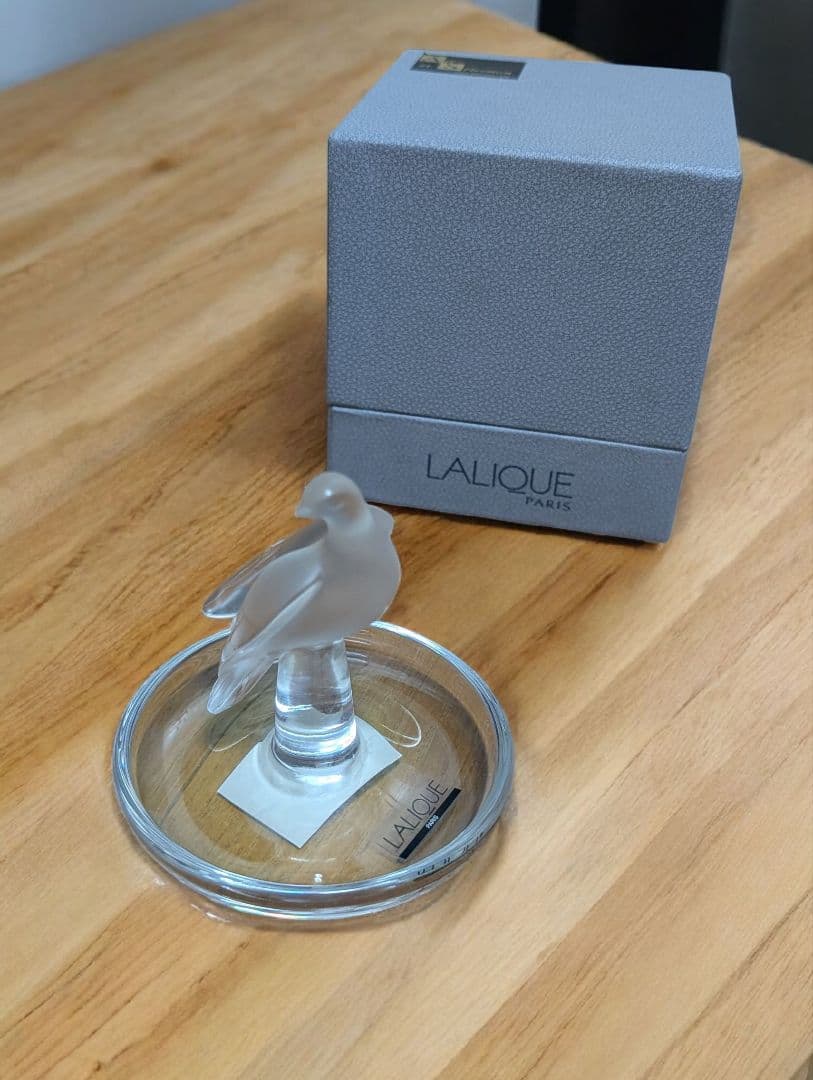 ラリックLalique　鳩のリングトレイ•アクセサリー小物入れ