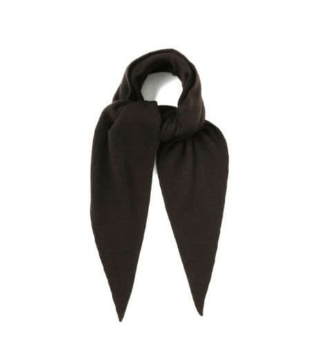 ASAUCE MELER シームレス カシミヤ ストールBLACK COFFEE