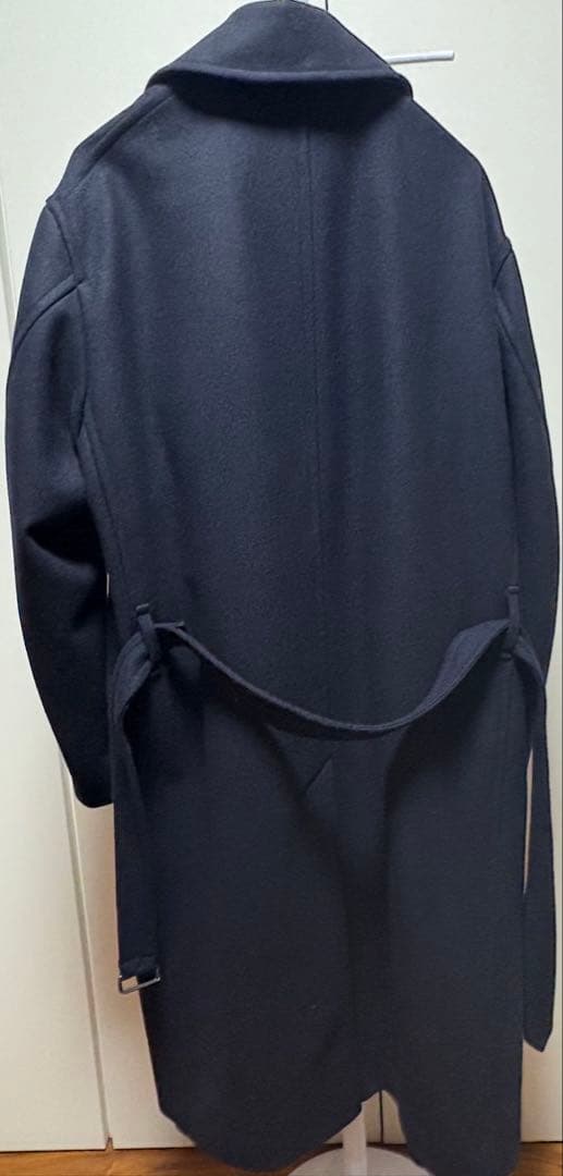 23AW comoli ウールカシミヤミリタリーコート3