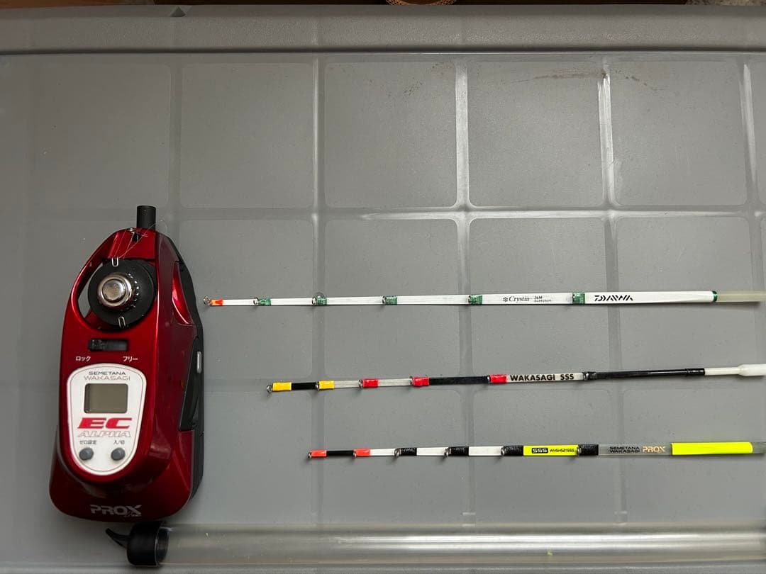 ワカサギ電動リール　【PROX ALPHA EC】 ＆穂先