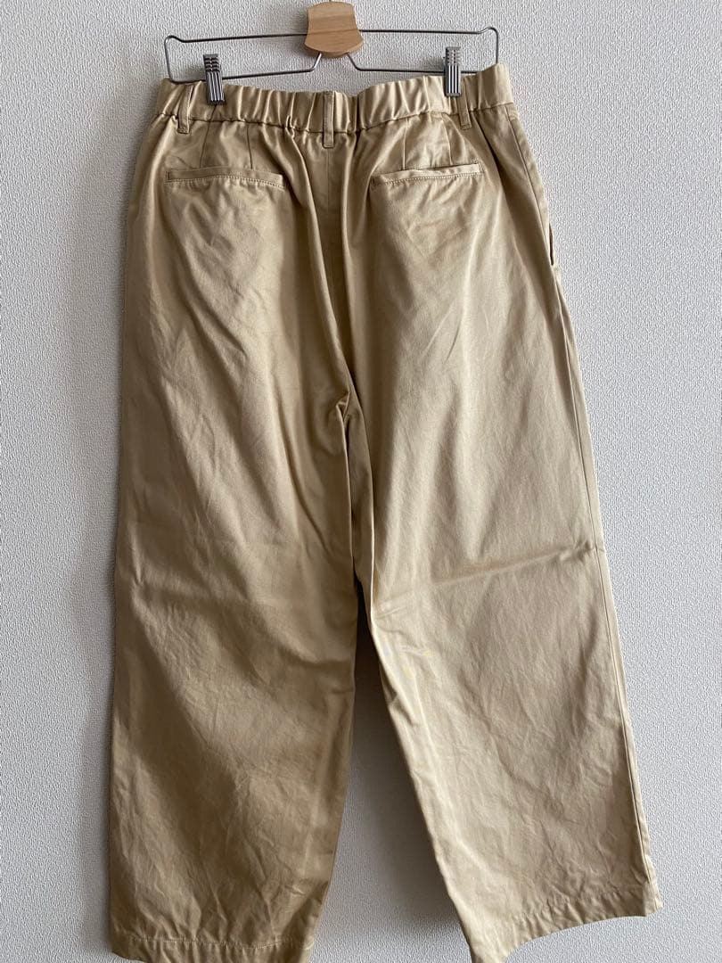 【Graphpaper】ワイドストレートチノ ベージュ