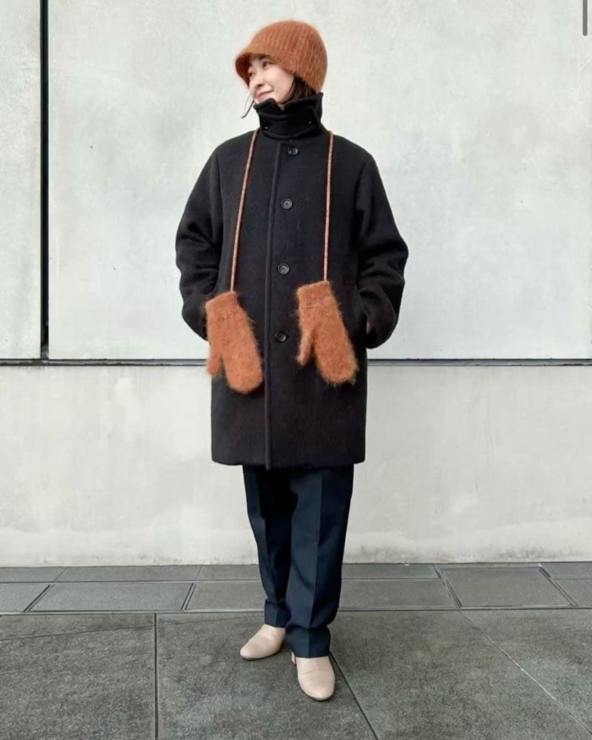 【最終値下げ】Steven Alan シャギーミドルコート黒