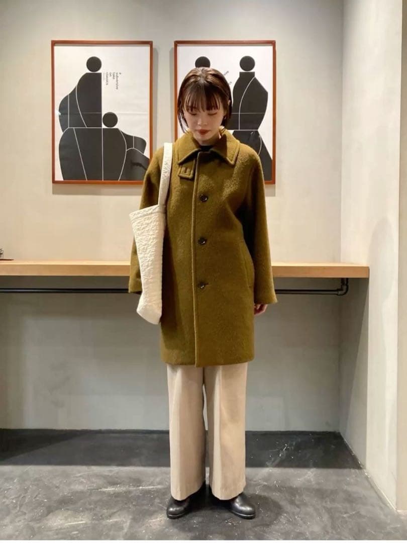 【最終値下げ】Steven Alan シャギーミドルコート黒