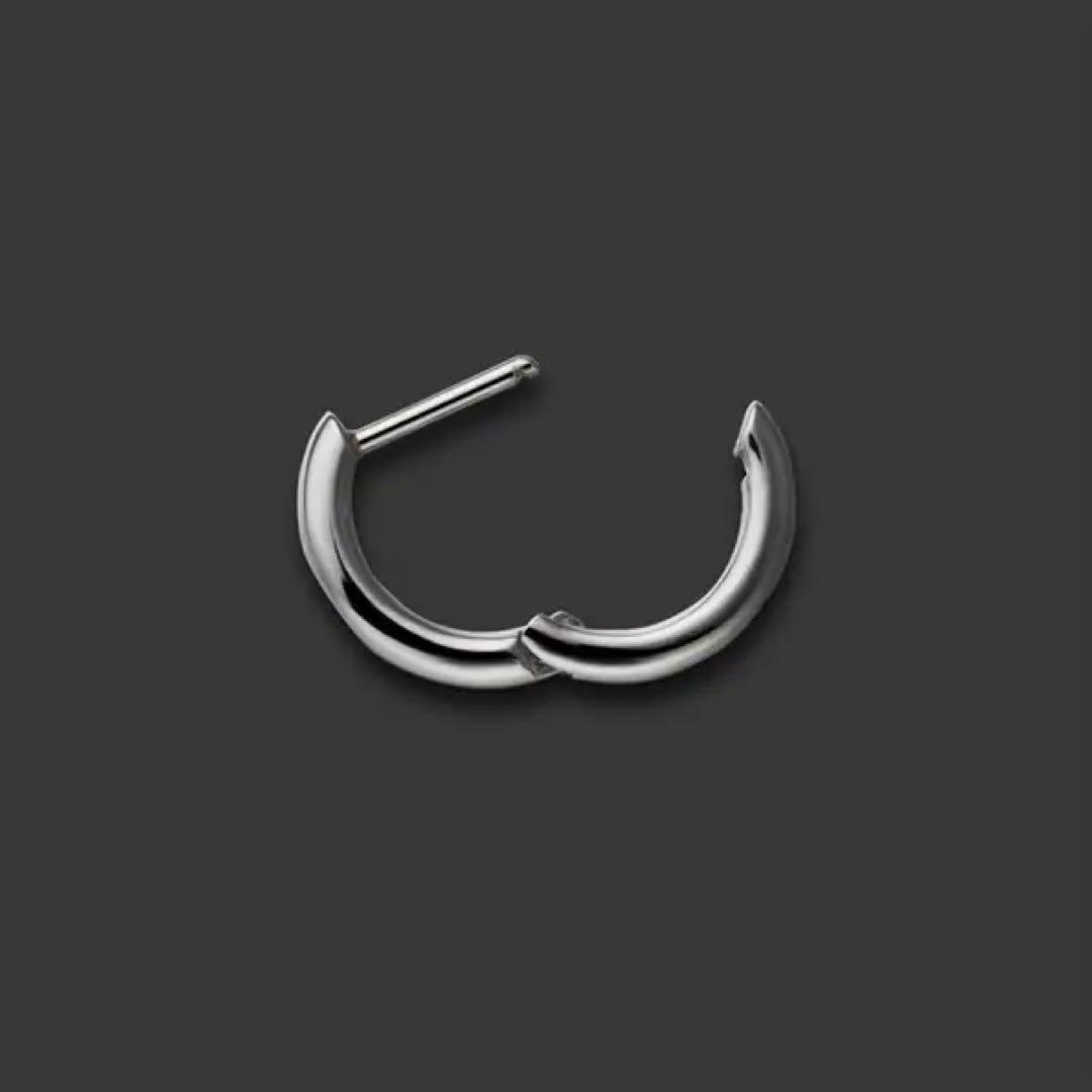 美品/４℃ HOMME+ プラチナピアス/片耳用
