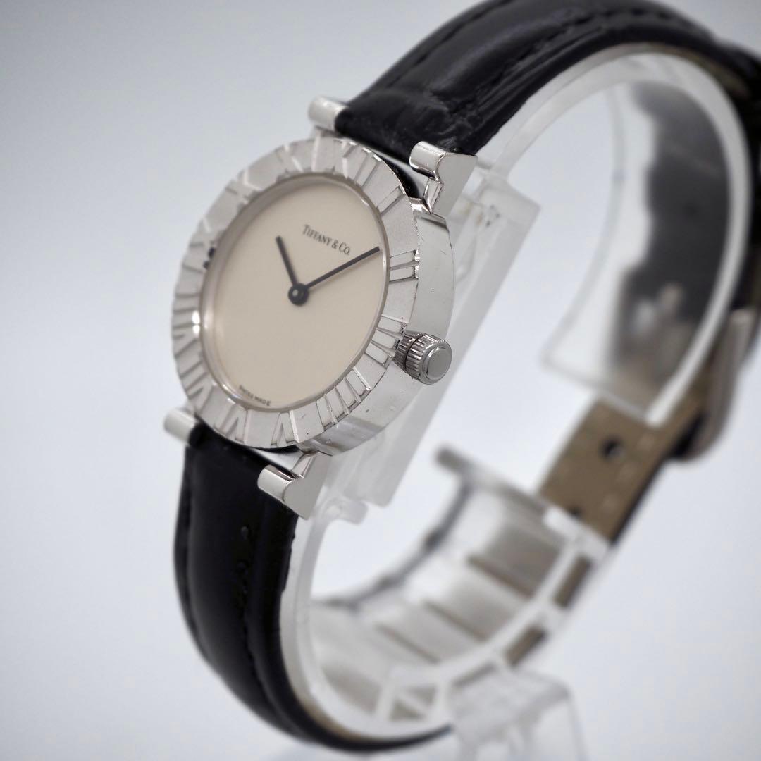 343 稼働　ティファニー　時計　L0640 アトラス　レディース　SV925