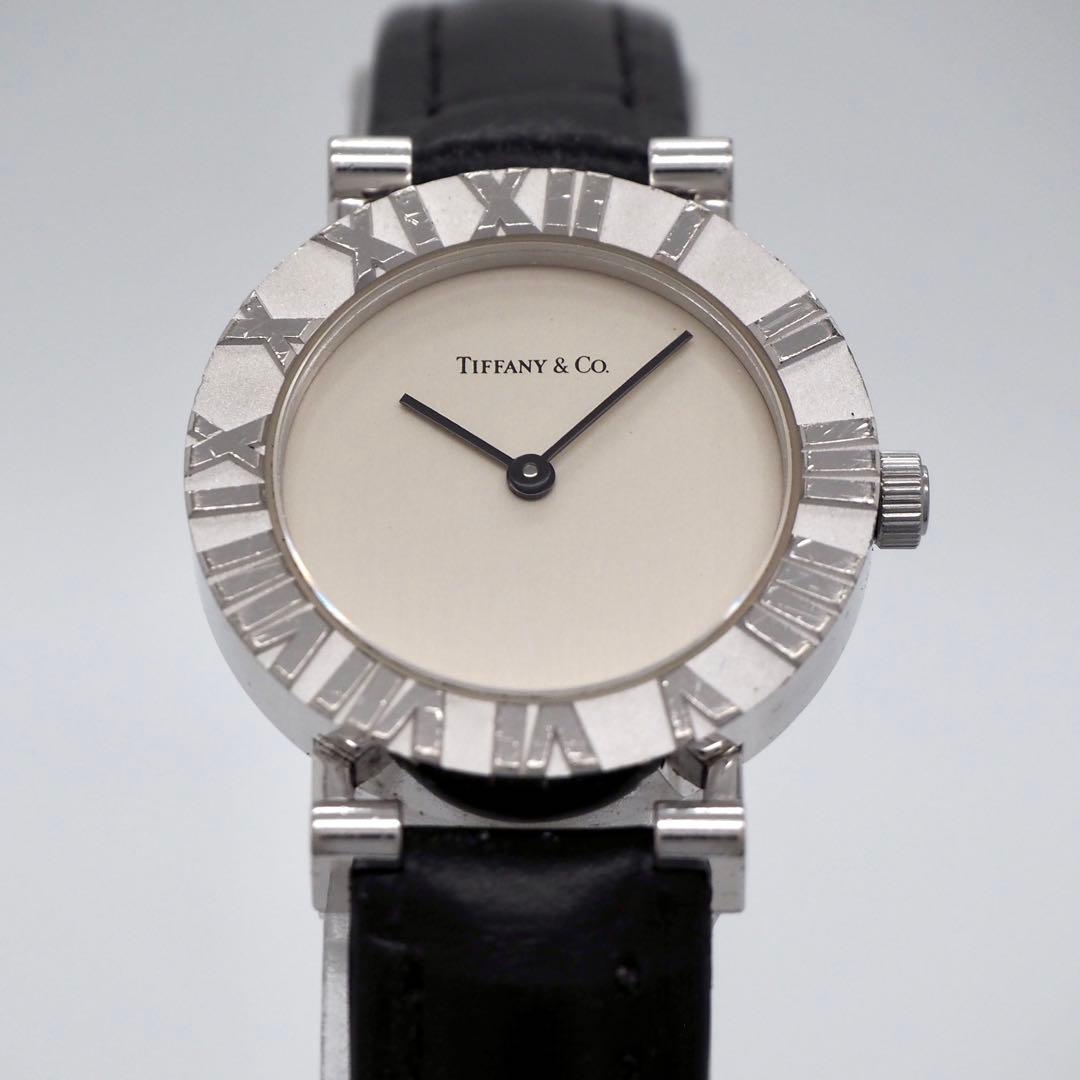 343 稼働　ティファニー　時計　L0640 アトラス　レディース　SV925