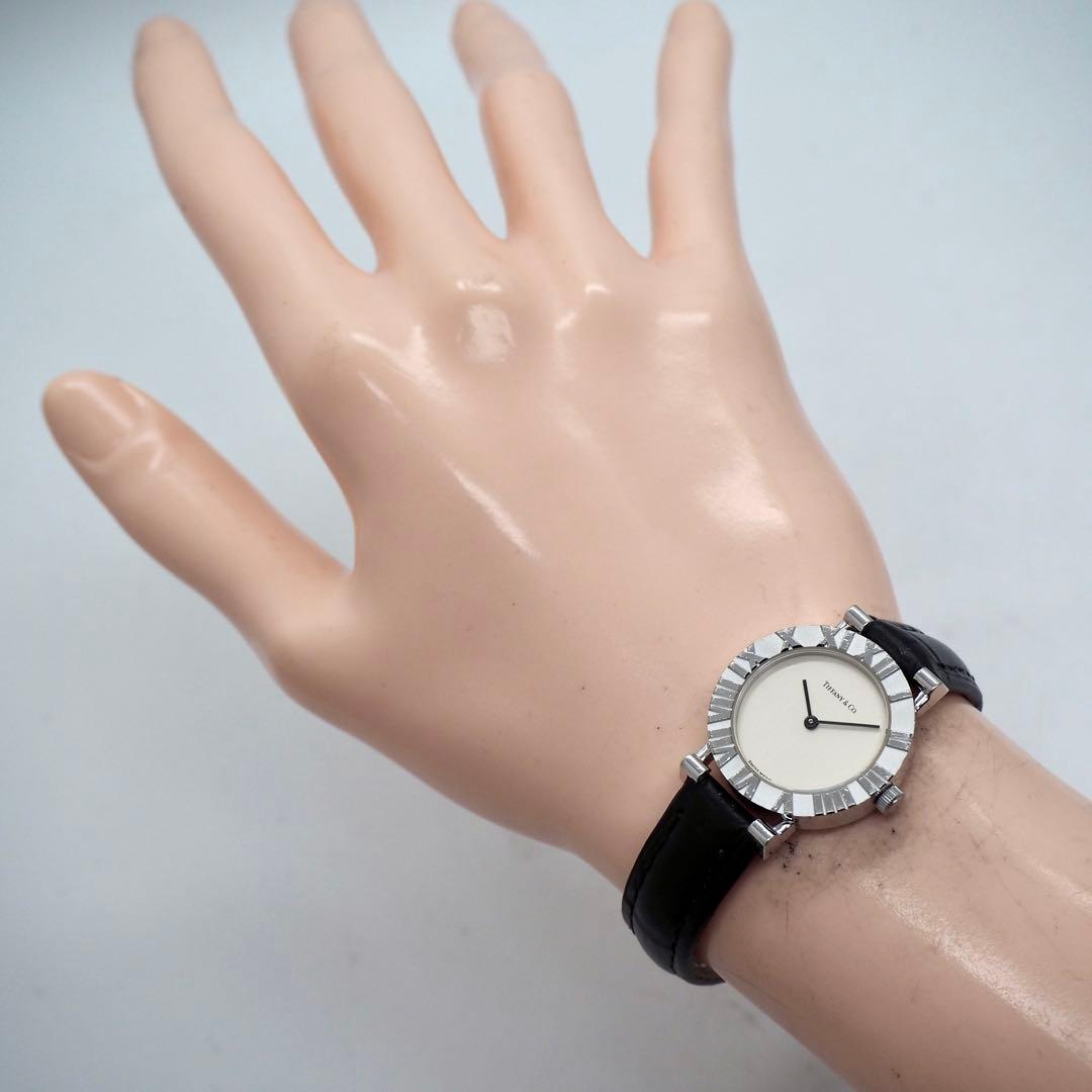 343 稼働　ティファニー　時計　L0640 アトラス　レディース　SV925