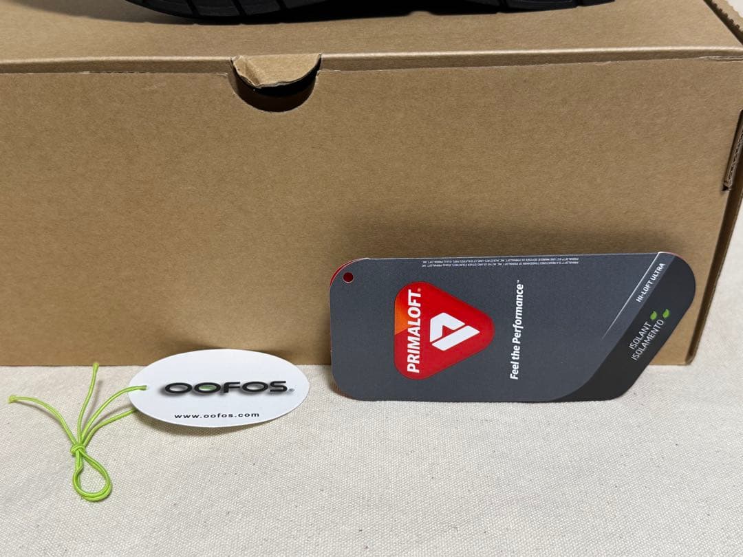 US9 ウーフォス OOcoozie Thermo Mule 黒 oofos