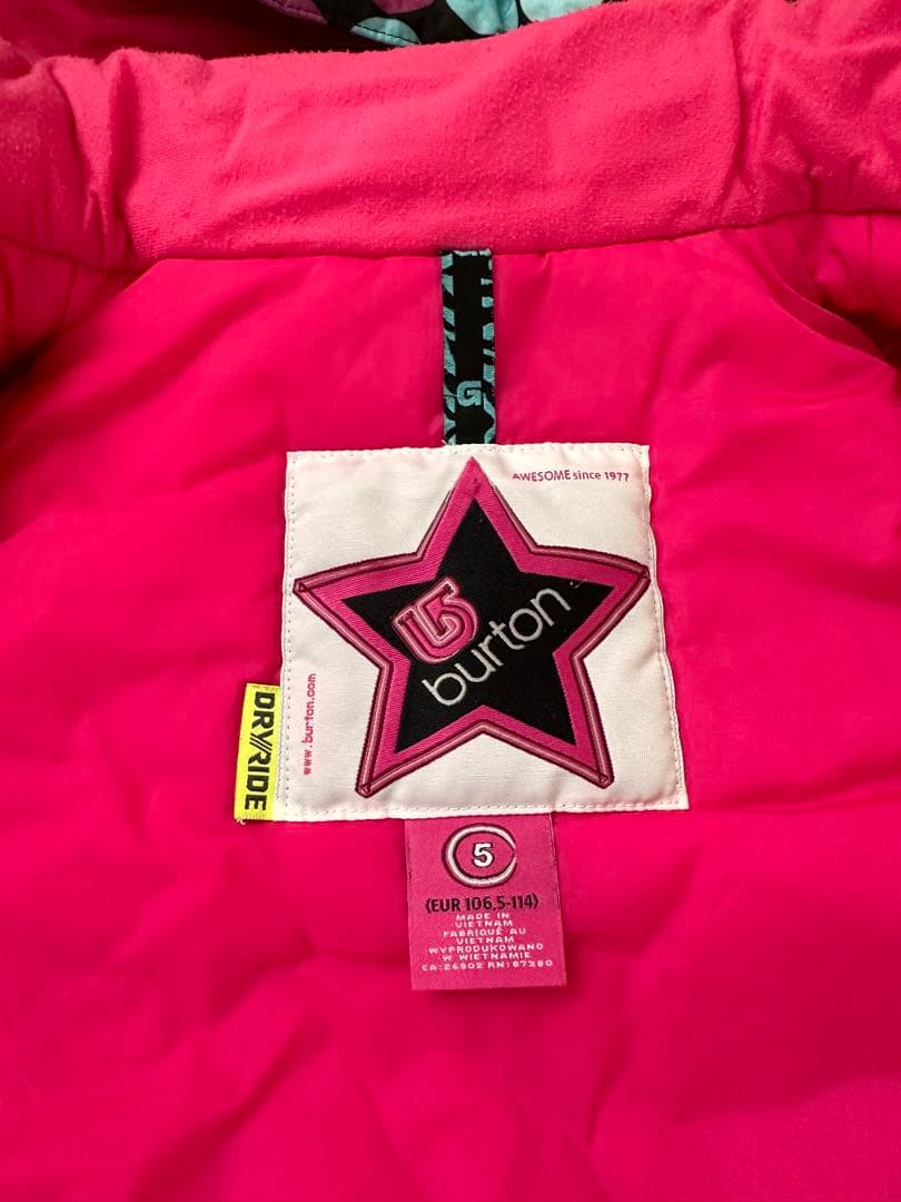 Burton 子供115 スキーウェア　4-5歳