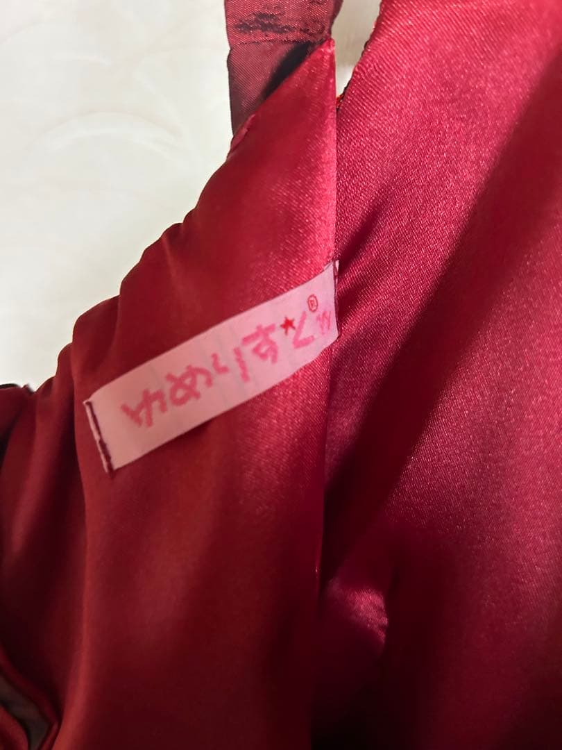 カラードレス(ワインレッド155cm)【ブランド】ゆめりすと