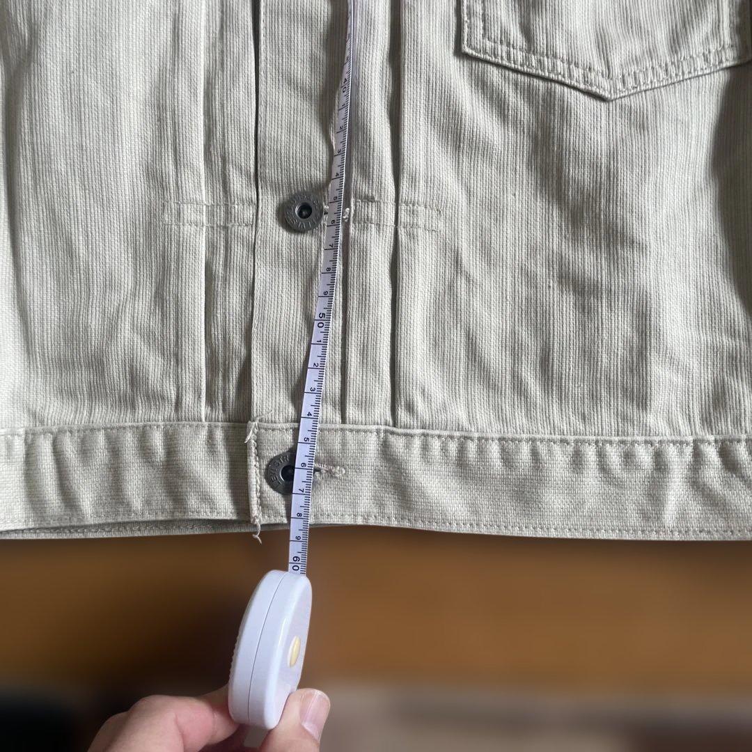 LEVI'S デニムジャケット サイズ40 ホワイト