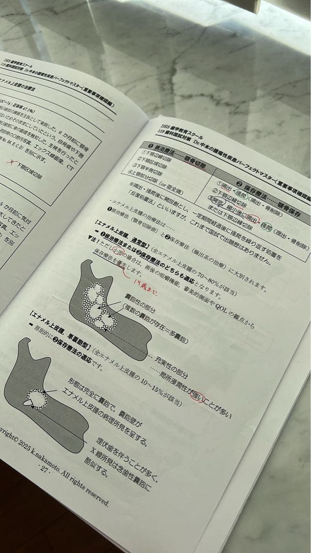 DES 119回特別講義資料セット　歯科医師国家試験対策資料【特価】