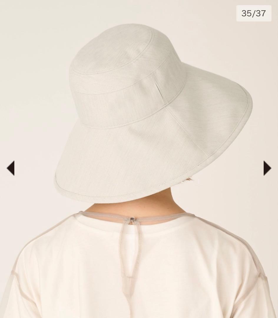 【未使用】サンバリア 100 ナチュラルハット　アイボリー　L