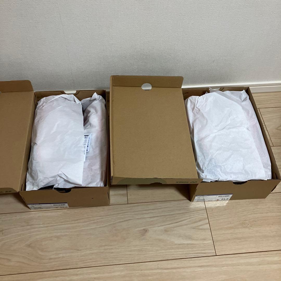 新品未使用　YONEX テニスシューズ パワークッション 106 25.0 2足