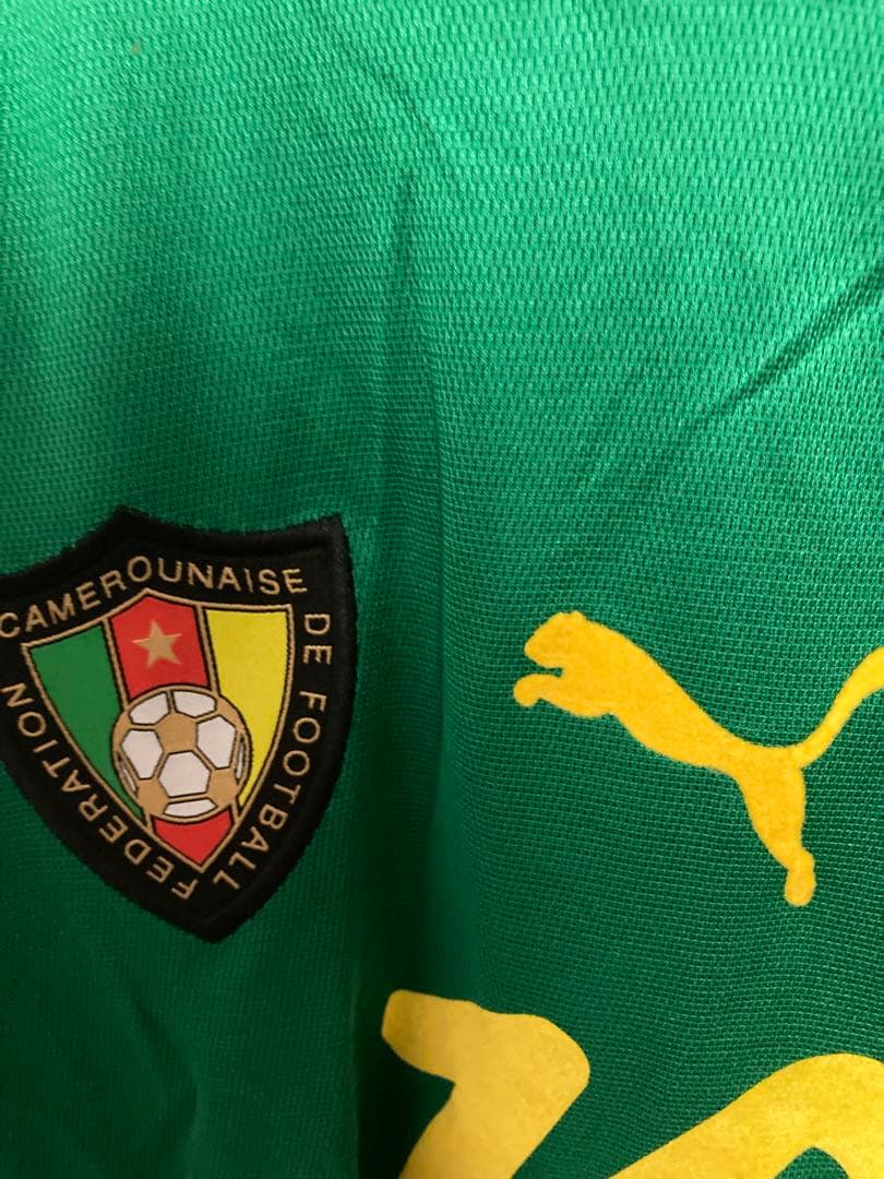 カメルーン代表 Puma MBOMAエムボマ10 Lノースリーブ 日韓W杯