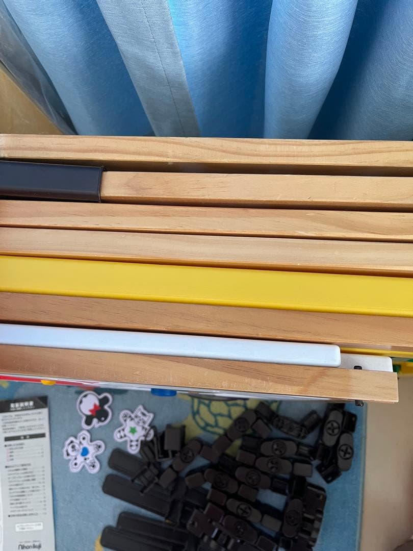 木のミュージカルキッズランドDX 　トイパネル付　ベビーサークル